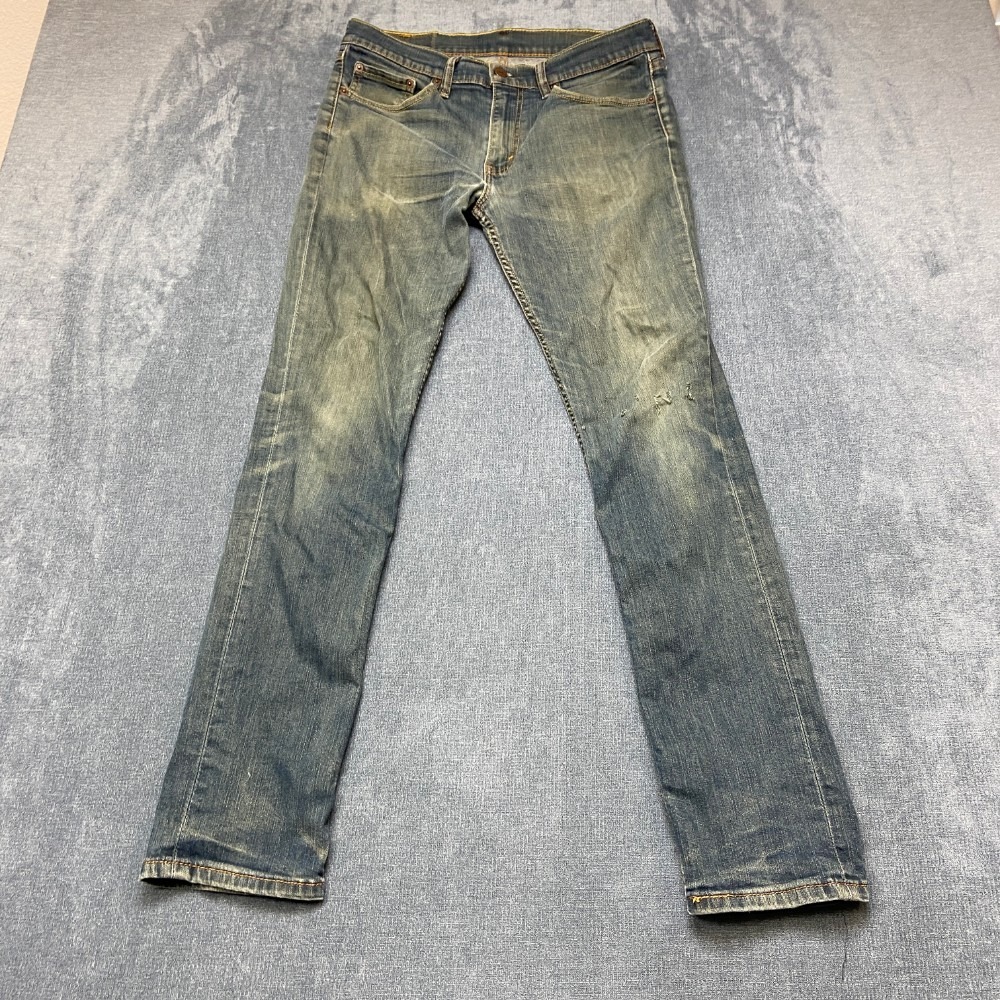 Levi's 511 Jeans Mens 32x32 Blue Denim Non Stretch All Day Comfort Everyday Wear